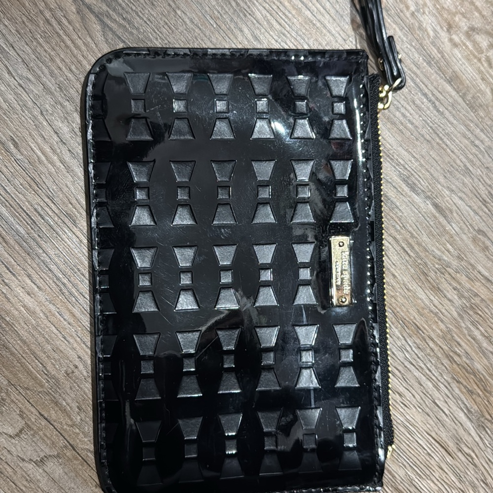 Kate spade Black Patent Wristlet